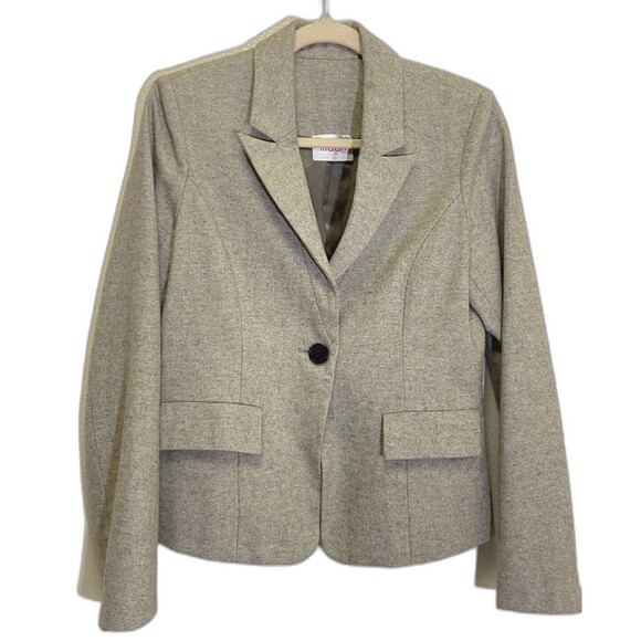 Moon - Tweed Classic Wool Blazer Jacket - size S - Picture 1 of 8